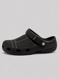 Yukon Leather-Detail Utility Clogs