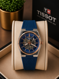 Tissot 1853 Skeleton Automatic Men's Watch – Blue Dial & Blue Silicon Strap watch watch watch