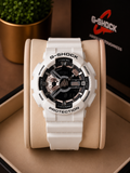 Casio G-SHOCK Analog-Digital Men's Watch – White Resin Strap