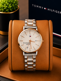 Tommy Hilfiger Two-Tone Men's metal strap Watch