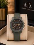 Armani Exchange AX Chronograph Men's  – Silicon Strap original Watch