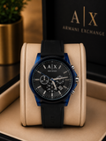 Armani Exchange AX Chronograph Men's  – Silicon Strap original Watch