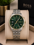 BOSS Men's Stainless Steel Chronograph metal strap original Watch