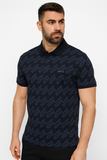 HG BSS PRINTED POLO T-SHIRT