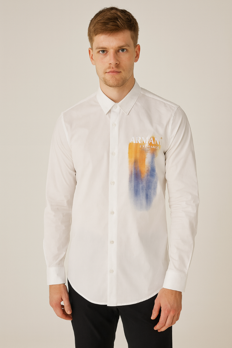 ARMNI EXCHNG LOGO DESIGN OG SHIRT