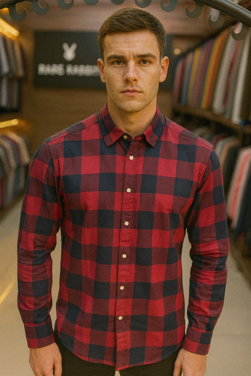 R/R CHECKS SHIRT