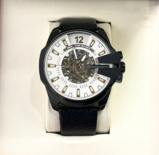 DIESL AUTO LEATHER WATCH