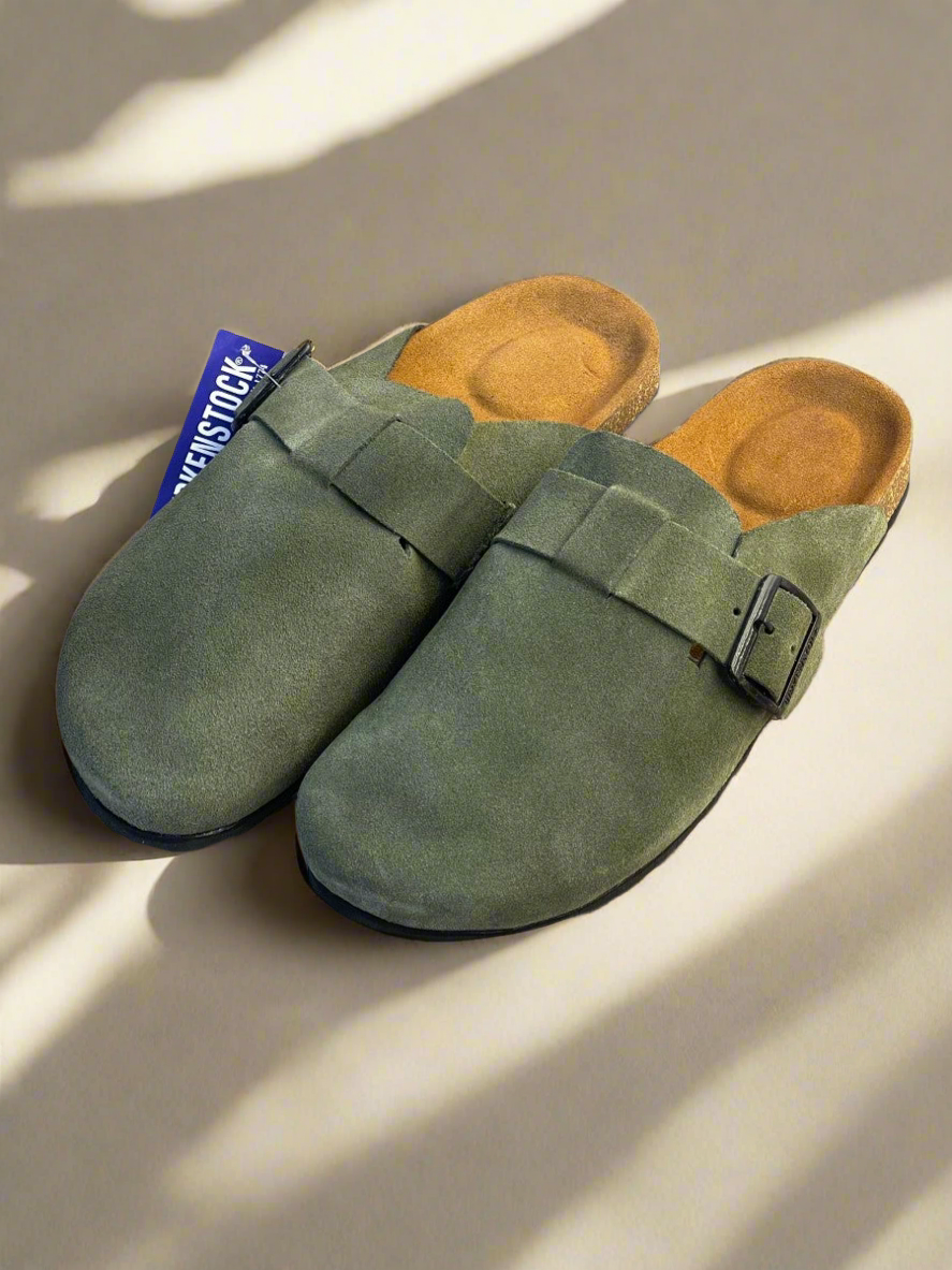 BRKN BOSTON LEATHER SLIPPER