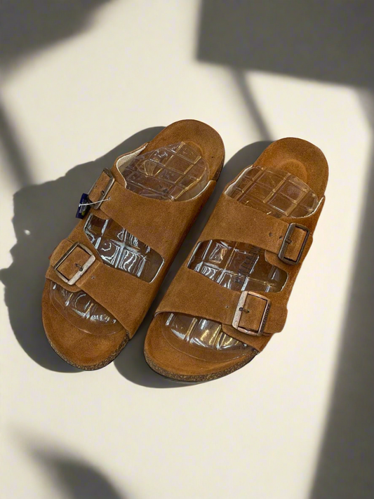 BRKN ARIZONA LEATHER SLIPPER