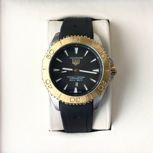 TAG HUER SILICON STRAP WATCH