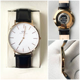 DW BASIC LEATHER WATCH