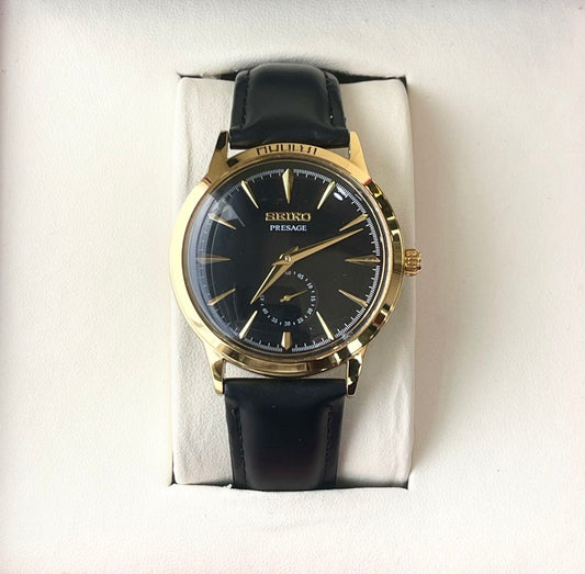 SEIK BASIC LEAATHER WATCH