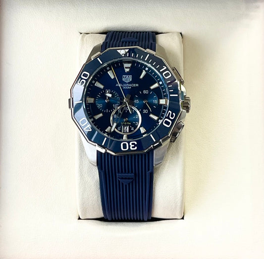 TAG HUER PREMIUM SILICON STRAP WATCH