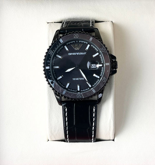 ARMNI LEATHER WATCH