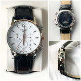 TST CHRONO LEATHER WATCH