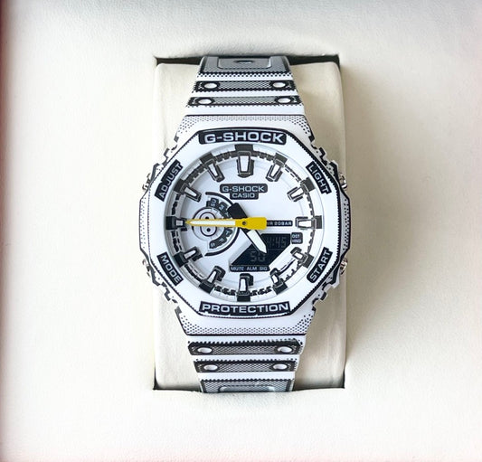G SHCK WHITE GA2100 WATCH