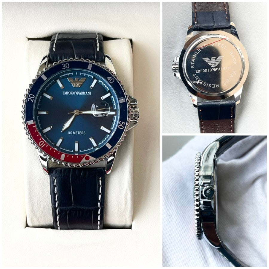 ARMNI LEATHER WATCH