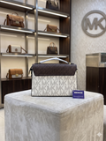 Michael Kors Carmen Two-Tone Logo Satchel  BAG