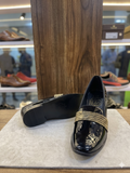 UUITED COBBLE Luxury Men's Black Patent Loafers