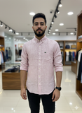 LCST STRIPES LINEN BUTTON-DOWN IN PINK AND WHITE SHIRT