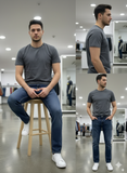 C-K PREMIUM DARK WASH DENIM- STRAIGHT FIT JEANS