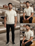 TMY SCRIPT EMBROIDERY PIQUE POLO T-SHIRT