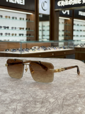 Chrome Hearts "The Beast" Luxury Rimless Shades