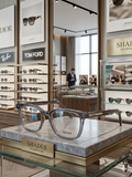 Prada Contemporary Transparent Grey Optical Frames SHADES