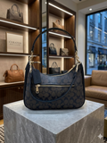 COCH  Signature Monogram Curved Hobo BAG