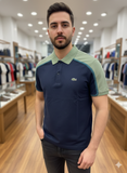 LCST COLOR-BLOCK PANEL POLO T-SHIRT