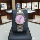 CASIO Gold-Tone Classic & Silver-Tone with Lilac Dial watch