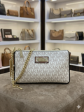 Michael Kors Jet Set Large Logo Crossbody BAG