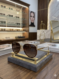 Burberry Gold & Tortoise Aviator SHADES
