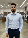 HG BSS FRONT POCKET STRETCH COTTON PLAIN SHIRT