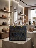Fendi Sunshine Medium FF Monogram Tote BAG