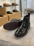 ALDO Luxe Patent Side-Zip Chelsea Boots