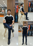 TMY ICONIC COLORBLOCK POLO T-SHIRT