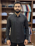 IMP PREMIUM FLORAL EMBROIDERED SATIN-FINISH LUXURY DESIGNER SHIRT