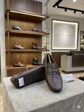 Tommy hilfiger Premium Coffee Brown Leather Horsebit Loafers