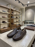 TMY Premium Dark Espresso Micro-Textured Loafers