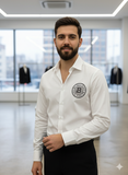 BLMN MONOGRAM CREST BUTTON-DOWN OG SURPLUS SHIRT