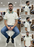 LCST CLASSIC FIT TWO-TONE POLO WITH CONTRAST POLO T-SHIRT