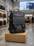 Tommy Hilfiger Signature Matte Black Utility Backpack