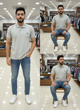 RLP SIGNATURE EMBROIDERED COTTON POLO T-SHIRT