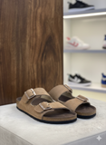 Birkenstock Suede Comfort & Style leather slipper