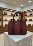 VALENDNEE Classic Satchel Sophisticated Multi-Textured Hand Bag