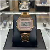 Casio Vintage A168WEGC-3EF Gold Camouflage Digital Watch