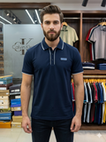 C-K CLASSIC MONOGRAM PIQUÉ POLO T-SHIRT