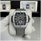 Hublot Spirit of Big Bang 42mm "Black Magic" – Skeleton Dial in Microblasted Black Ceramic leather strap watch