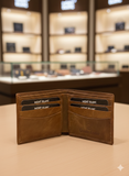 MONT BLANC Classic Genuine Leather Bifold Wallet